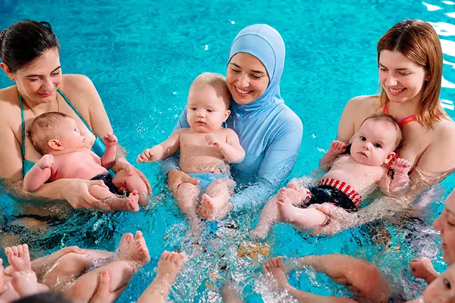 seances bebe nageur à ladyswim paris